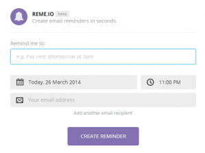 RemeIO  — стартап Email-напоминаний