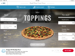 Domino’s запускает приложение для заказа пиццы при помощи iPad