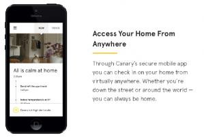 Компания Canary показала свое мобильное приложение Smart Home Security