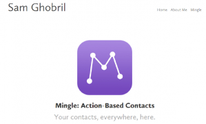Mingle – приложение для управления контактами на основе жестов