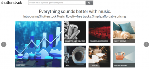 Shutterstock запускает музыкальный сервис