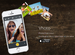 Vhoto запускает приложение захвата неподвижных изображений из видео