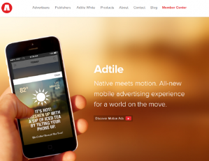 На создание биржи интерактивной мобильной рекламы компания Adtile привлекла $4,5 миллионов