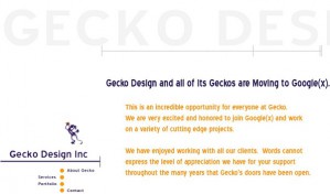 Google поглотила студию Gecko Design