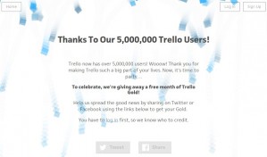 Система управления проектами Trello получила 5 миллионов пользователей