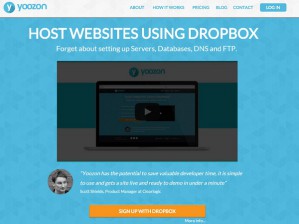 Yoozon — хостинг для сайтов на базе Dropbox