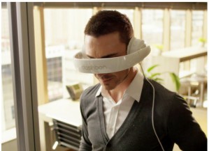 Наушники станут очками виртуальной реальности