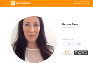 Wonderloop — сделай свою видео-визитку