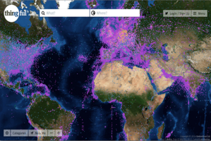 Наглядная карта «интернета вещей» — Thingful