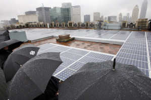 Солнечные батареи, превращающие дождь в энергию