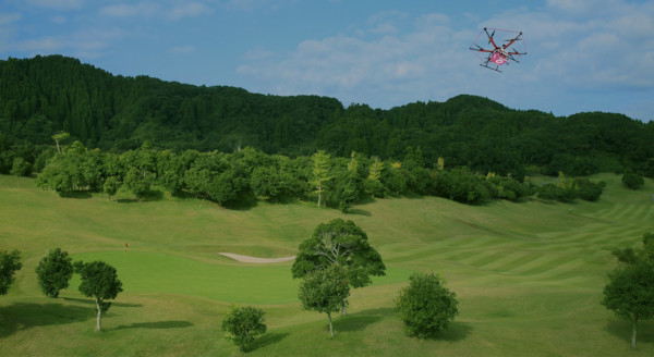 rakutendrone-golf-uav-sport-equipment
