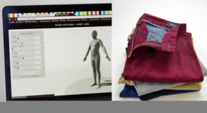 Персонализированные брюки с помощью технологии 3D моделирования тела